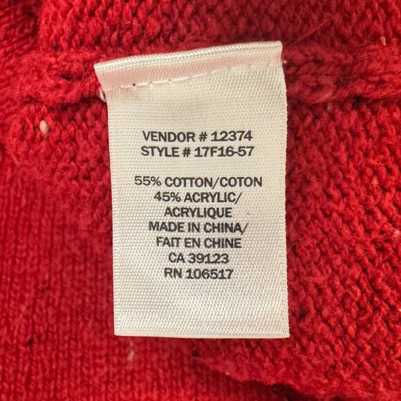 Vintage Embroidered Cardinal, Sweatervest, Cabincore Aesthetic, Wildlife Knit - Picture 5 of 7